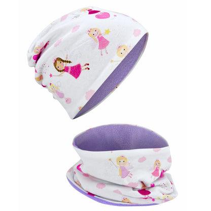 Kinderen Beanie Muts En Lus Set Sprookjes Thema Winter