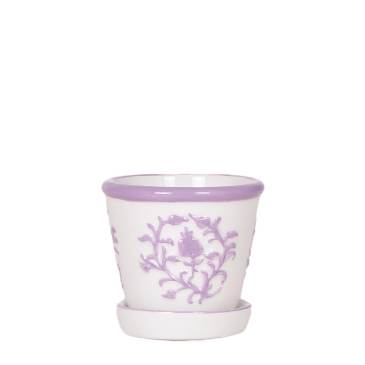 Malaga Sierpot van Keramiek met Porseleinlook - Ø6 cm