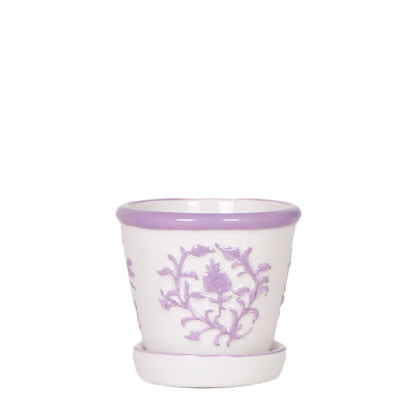 Malaga Sierpot van Keramiek met Porseleinlook - Ø6 cm