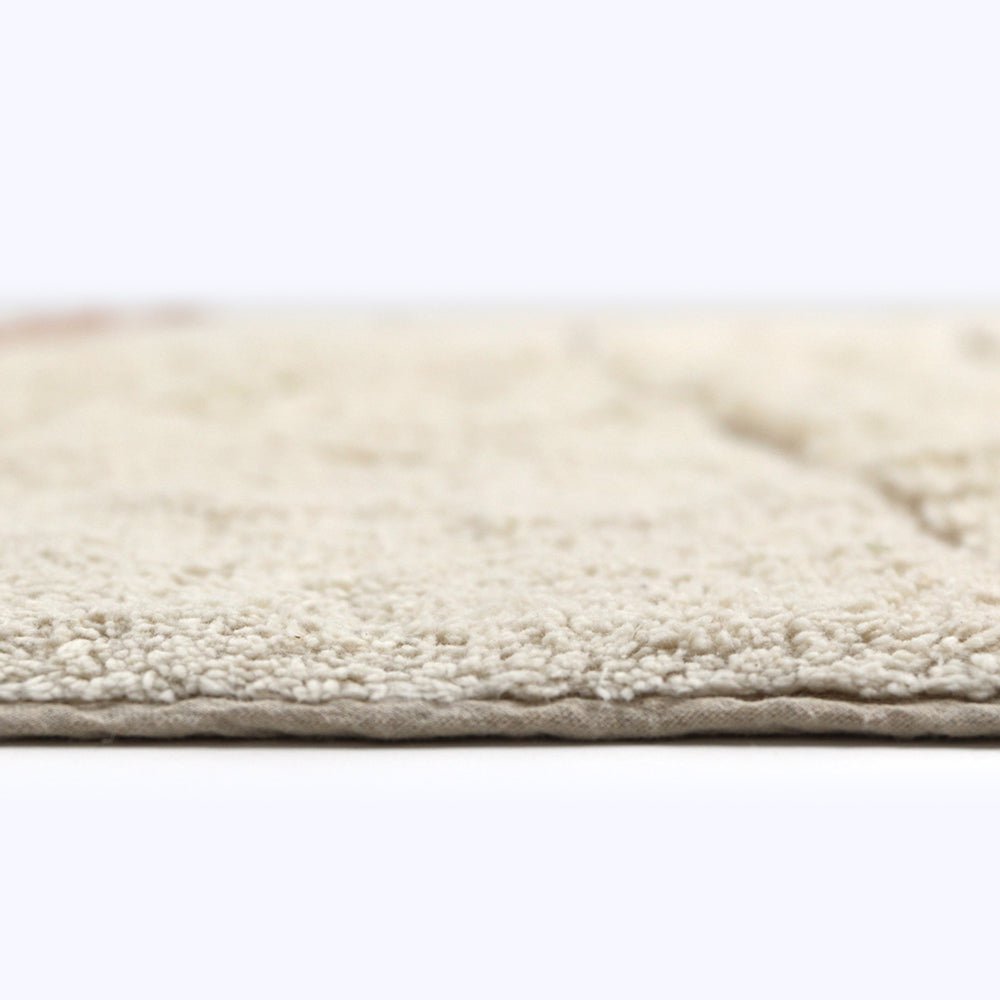 Kindertapijt 130x190 cm katoen ecru/beige