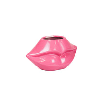 Vaas keramiek neon roze 21x19x11 cm