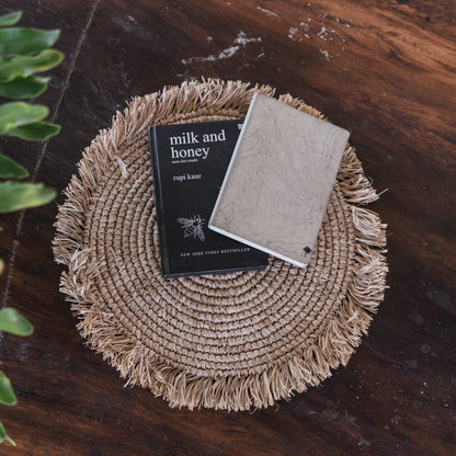 Placemat raffia 45 cm rond