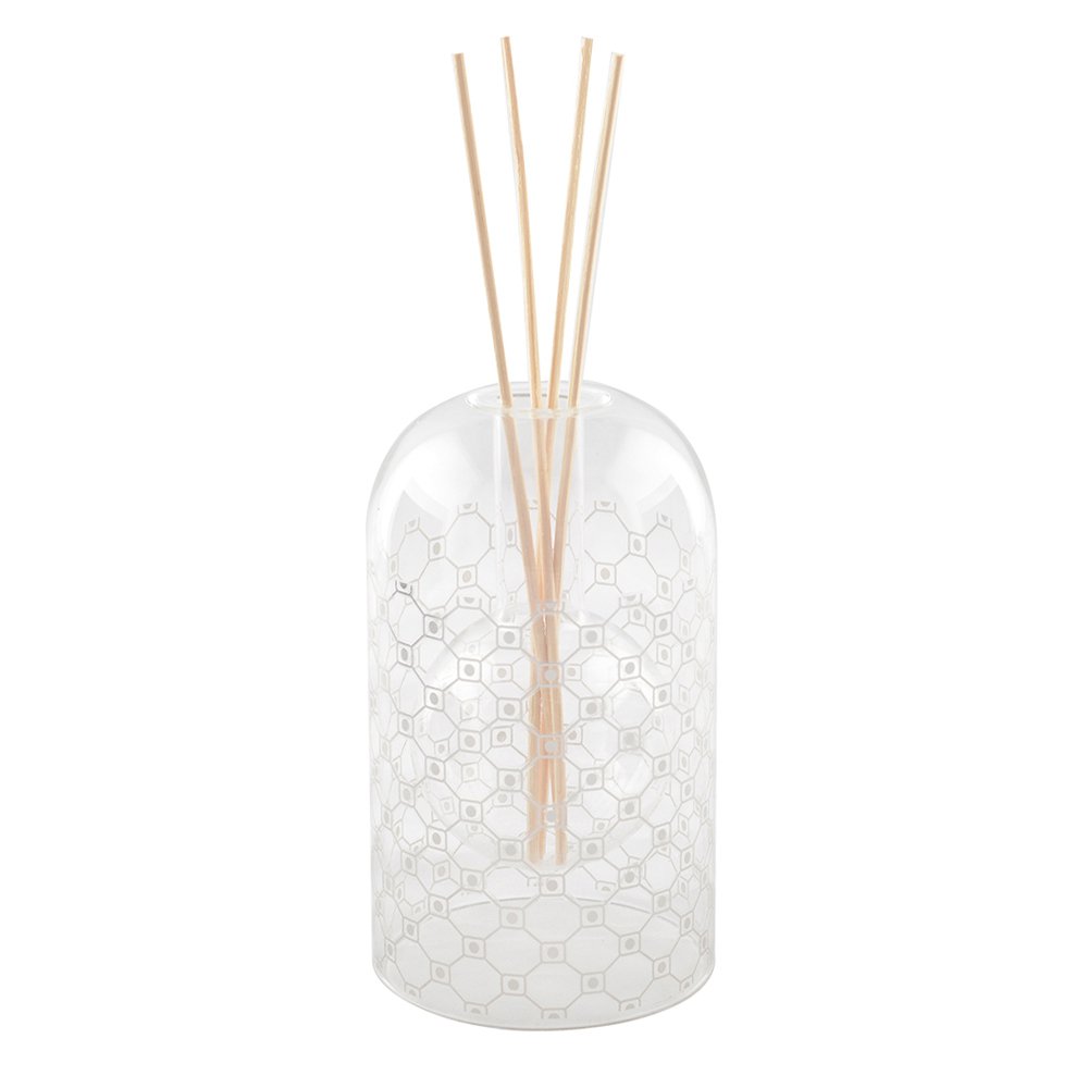 Diffuser 8,5x14 cm zilver glas
