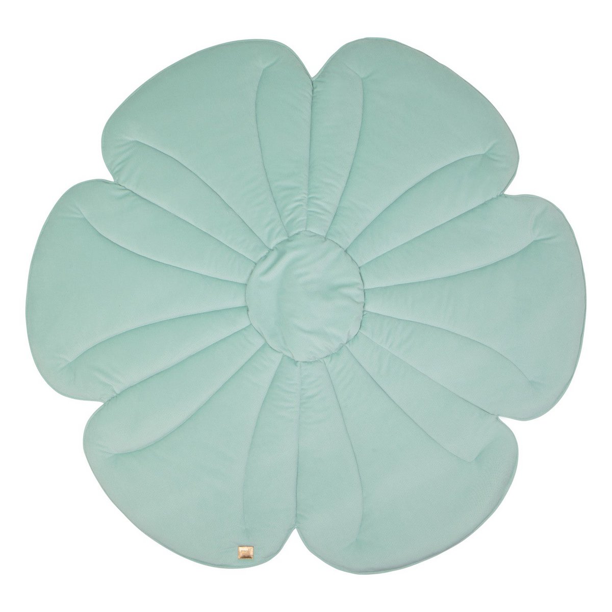 Bloeimat 110x110 cm fluweel mint