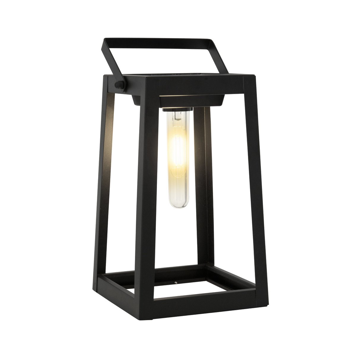 LED Decoratieve Buitenlamp Zwart Metaal Plastic LED