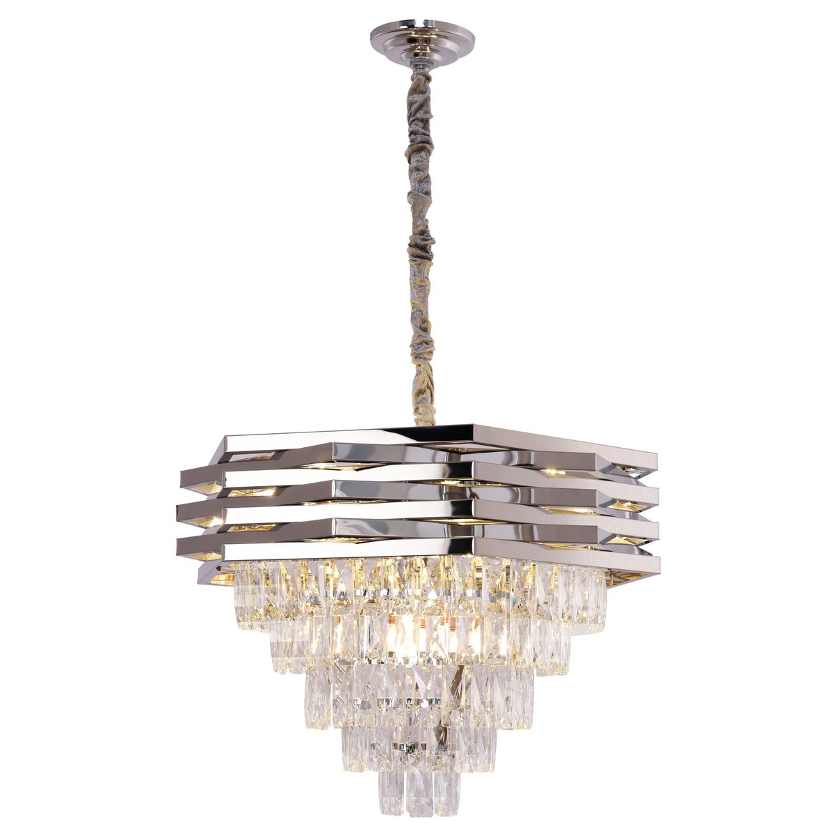 Hanglamp Crystal Chrome 60 cm
