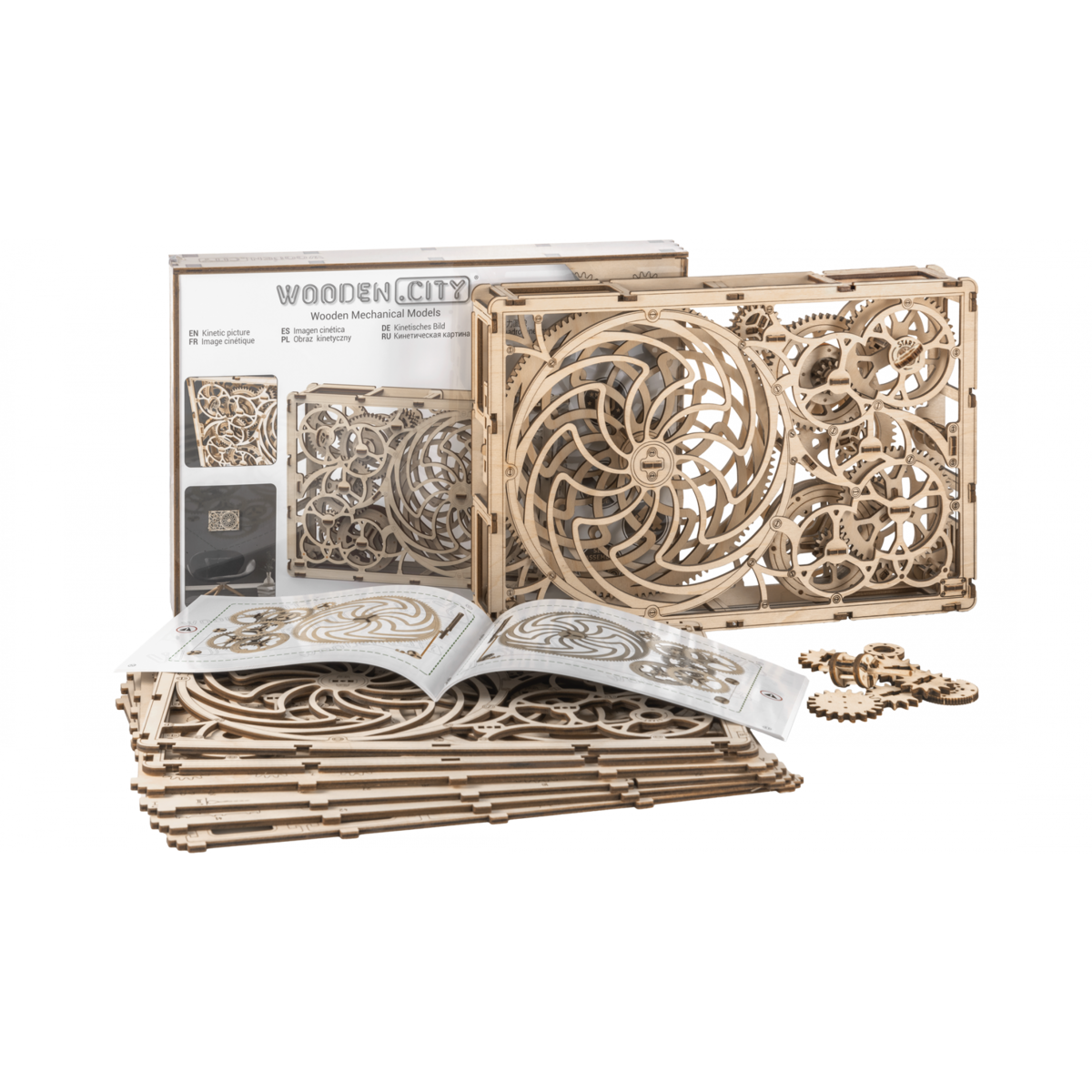 3D Houten Puzzel Wooden City Kinetec Picture WR308 34x22