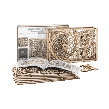3D Houten Puzzel Wooden City Kinetec Picture WR308 34x22