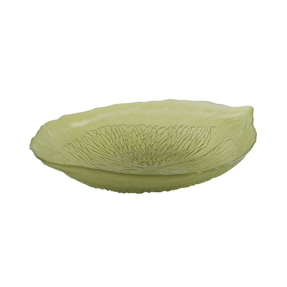 Saladekom glas groen 36x36x27,5 cm