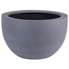 Plantenpot fiberstone Ø45x28 cm grijs