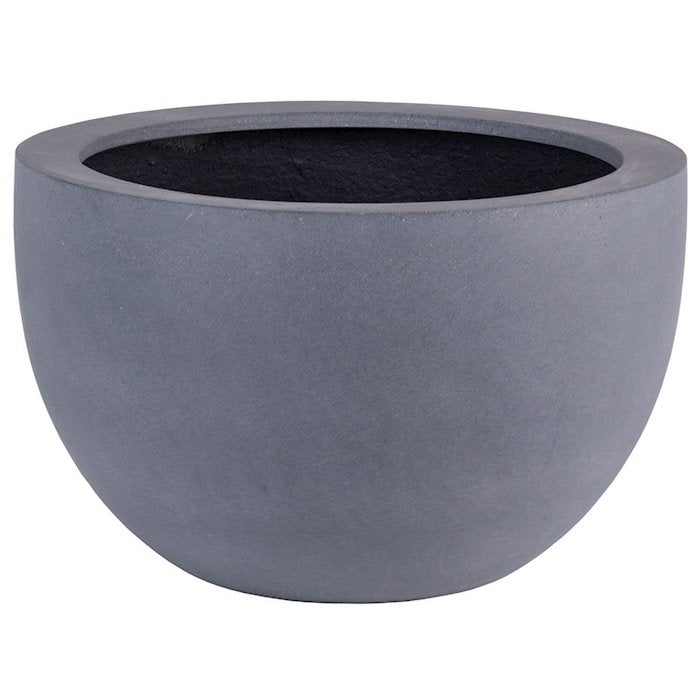 Plantenpot fiberstone Ø45x28 cm grijs
