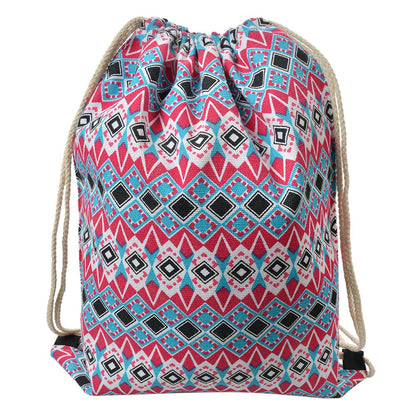 Backpack Blue, Synthetic 34x1x43 cm
