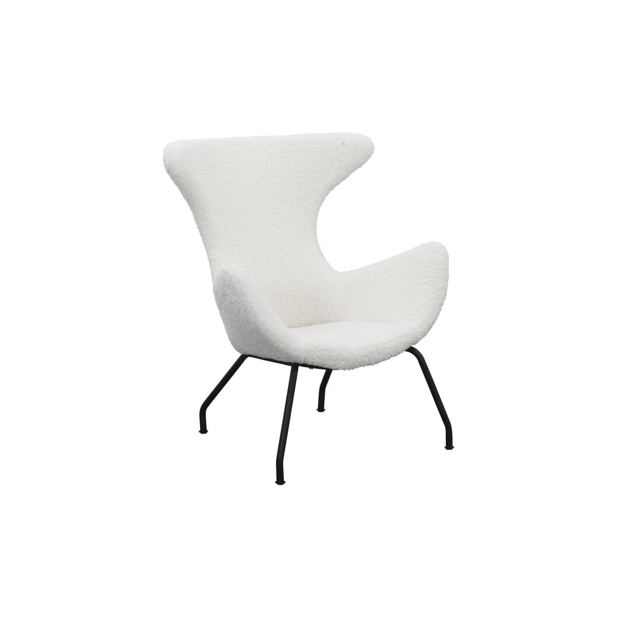 Fauteuil teddybont wit 77x62x95 cm