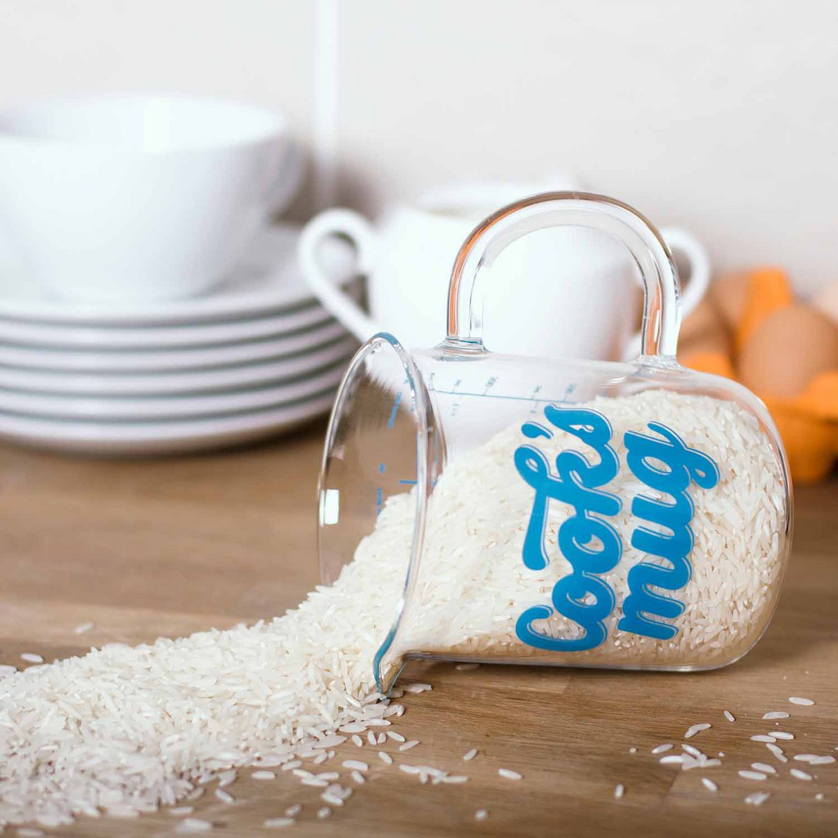"Cooks Mug" mug - 500ml measuring cup with graduations