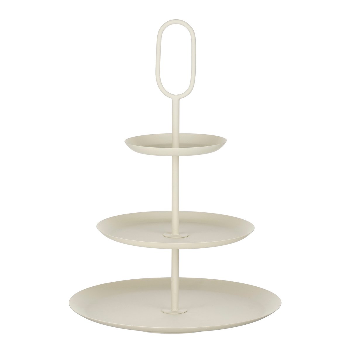 Etagère 3 niveaus Ø38x55 cm ijzer beige