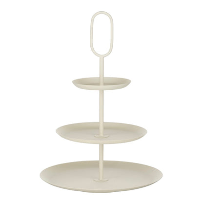 Etagère 3 niveaus Ø38x55 cm ijzer beige