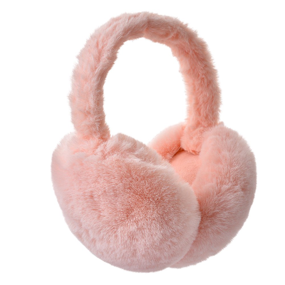 Oorwarmers roze polyester one size