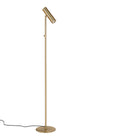 Vloerlamp messing staal 25x25x150 cm verstelbare kop