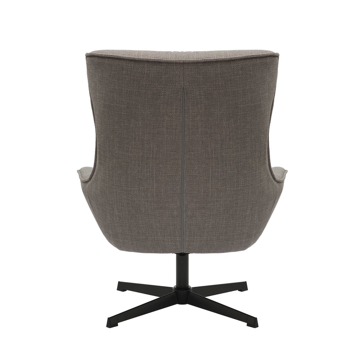 Fauteuil structuurstof taupe 85x83x103 cm