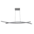 Theo LED Hanging Lamp Metal And Acrylic With Circular Segments