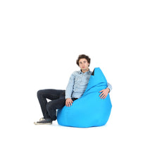 Dropseat Turkoois Zitzak Ergonomisch Met Ademend Mesh