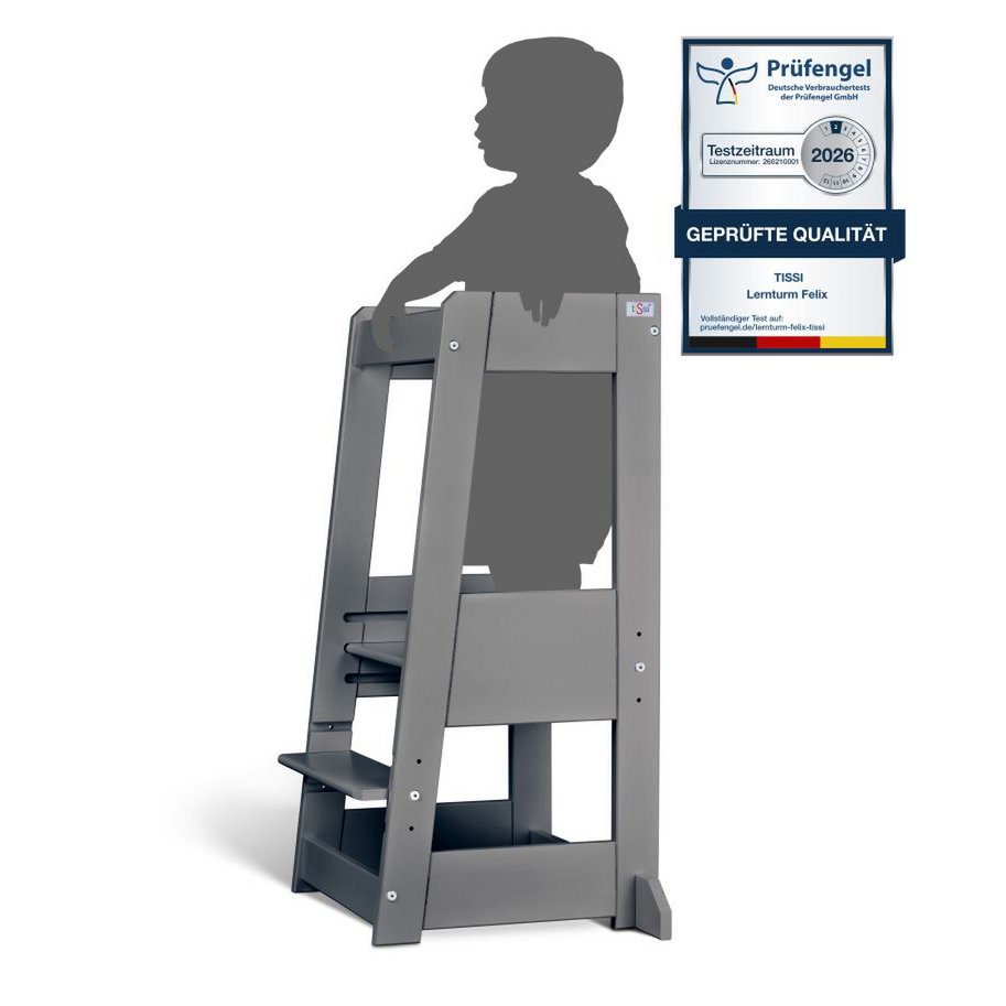 tiSsi® learning tower FELIX beech GREY