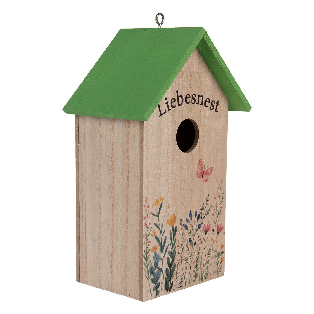 Vogelhuis 14x10x23 cm Bruin Hout