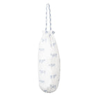 Tassenopberger 23x48 cm katoen blauw wit