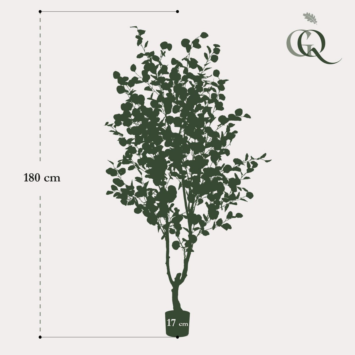 Artificial Plant - Eucalyptus - Blue Gum Tree - 180 cm