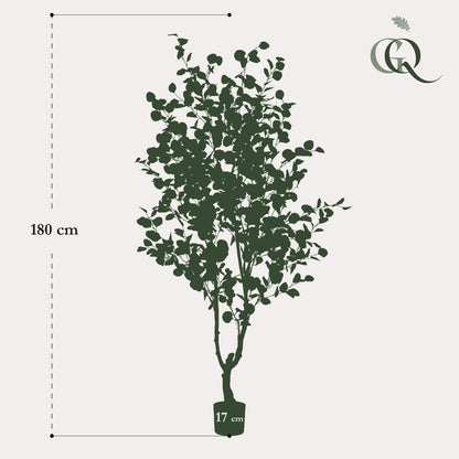 Artificial Plant - Eucalyptus - Blue Gum Tree - 180 cm