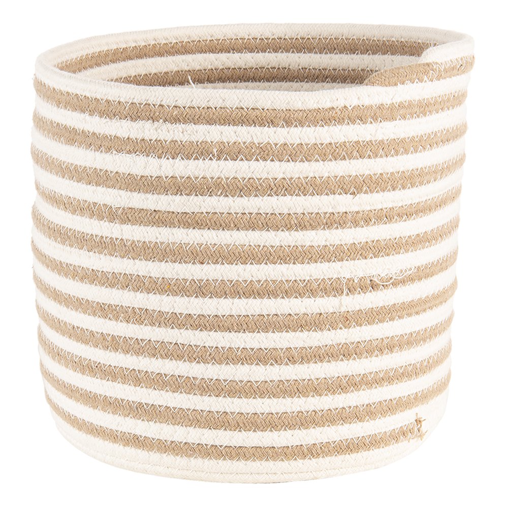 Storage Basket Set of 3 Ø 26 Ø 26 Ø 19 cm Beige Brown Seagrass Basket