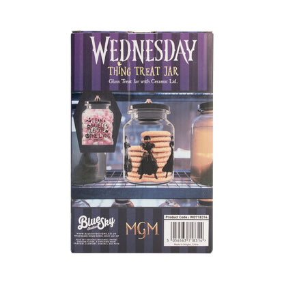 Voorraadglas Wednesday Addams 10.5x10.5x17 cm