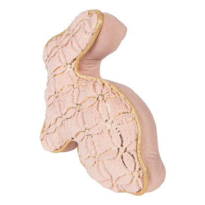 Doorstop Rabbit 29x10x27 cm Pink Polyester
