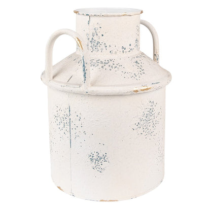 Decoratie melkbus Ø 18x22 cm beige ijzer