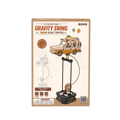 3D Houten Puzzel Robotime Road Tripper 16x9.5x37.5 cm
