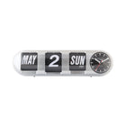 Wall Clock Tube Flip