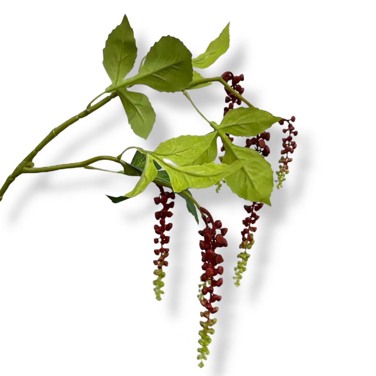 Phytolacca americana red-03 | Silk artificial flower | Length 65cm 1pcs