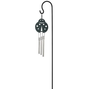 Windgong lieveheersbeestje 45 cm metaal