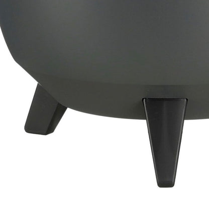 Plantenbak Doppio 33 cm antraciet gerecycled plastic