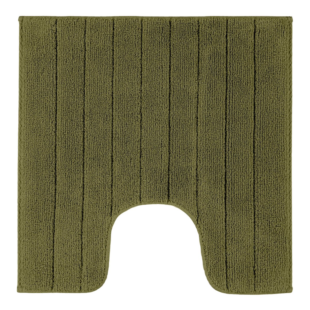 Toiletmat 60x60 cm katoen groen