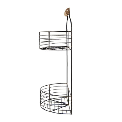 Wandrek 31x17x54 cm Zwart IJzer Muurrek