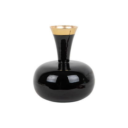Vaas Yara 29x25 cm ijzer zwart goud
