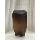 Vaas glas 38 cm chocolade