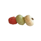 Pompoen met vleermuizen decoratie 6x6.7 cm beige oranje