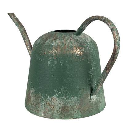 Decoratie gieter 41x20x23 cm groen metaal