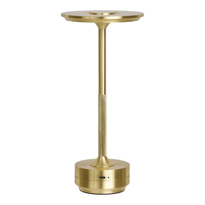 Lyneham LED-tafellamp - Messing, aluminium, 28,5 cm
