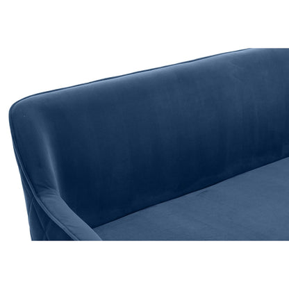 Bench 160 cm velvet blue