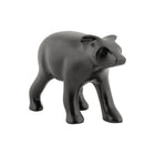 Standbeeld beer 15x11x7 cm aluminium zwart