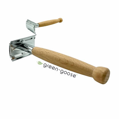 Scheerset bamboe met scheerolie