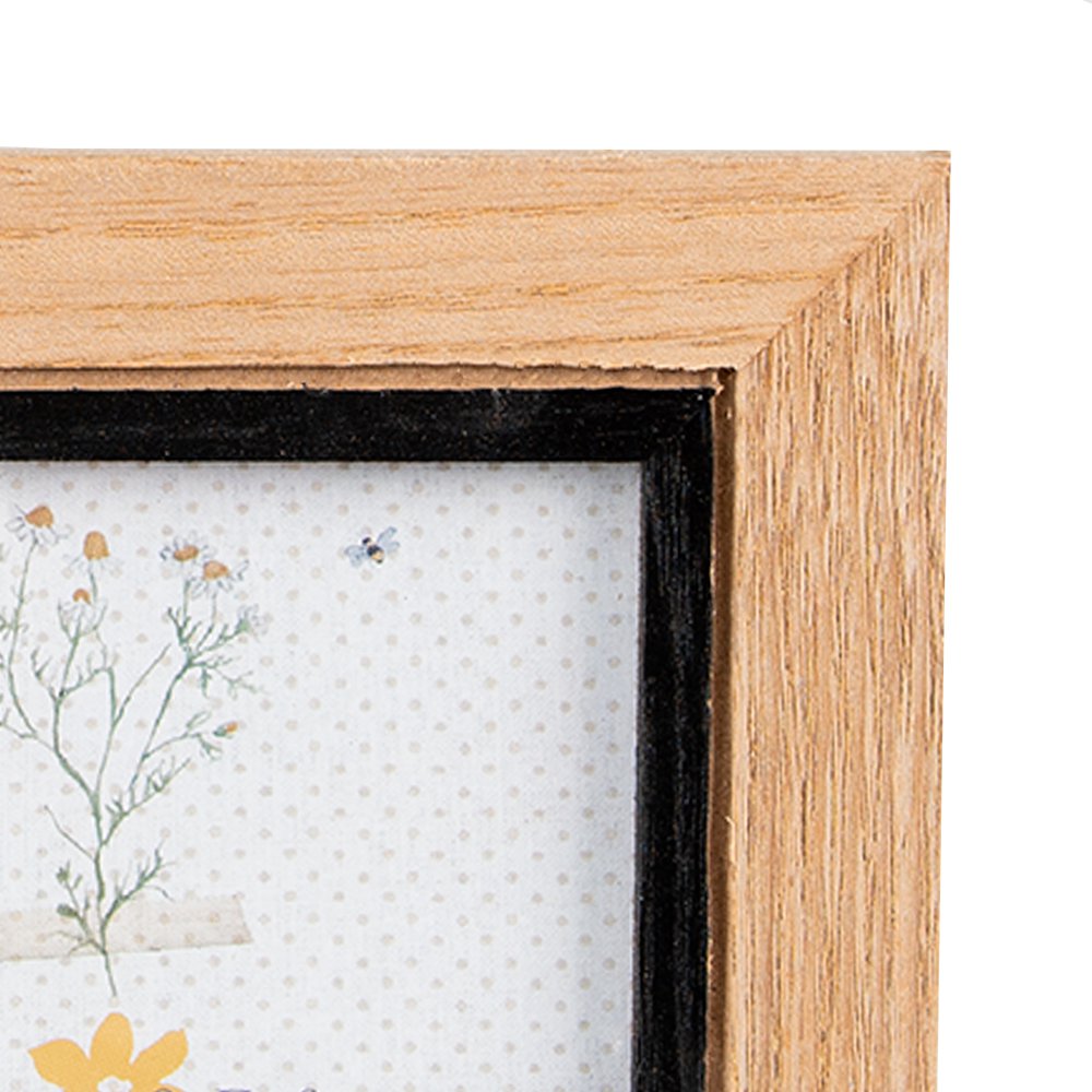 Fotolijst 7x10 cm bruin zwart MDF